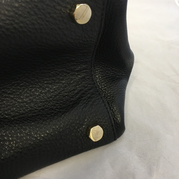 Rebecca Minkoff Regan Satchel Tote Bag,Black - Picture 6 of 6